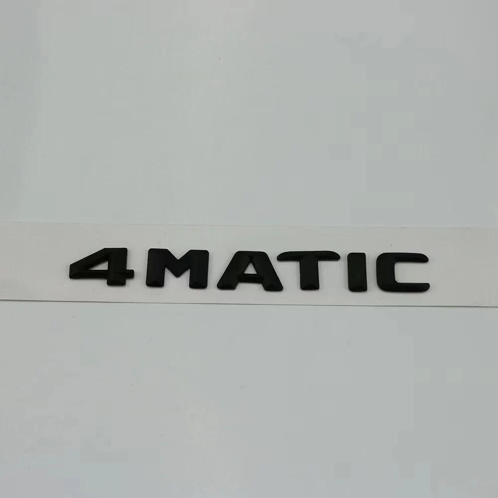 

3D For Mercedes Benz A B C E G S ML SL CL GLA CLA Class AMG 4MATIC 4 MATIC Trunk Chrome Matte Black Letters Emblem Badge sticker чёрный