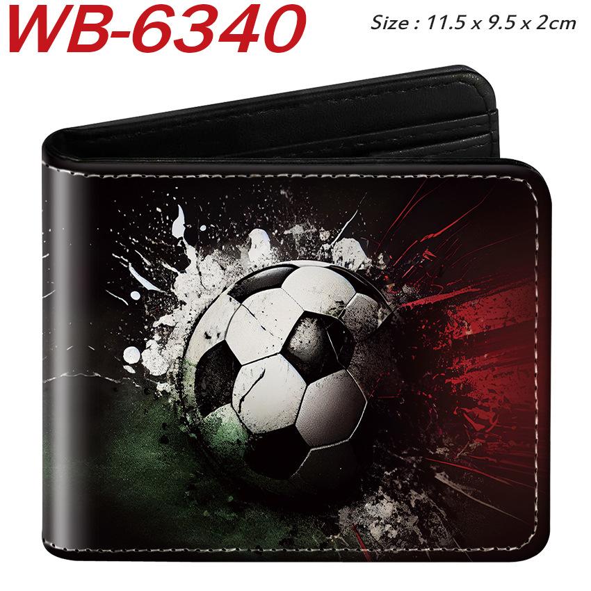 Sports Ball Bifold Wallet Football Basketball Rugby Pattern Student Coin Purse Card Holder Leather Short 1pcs