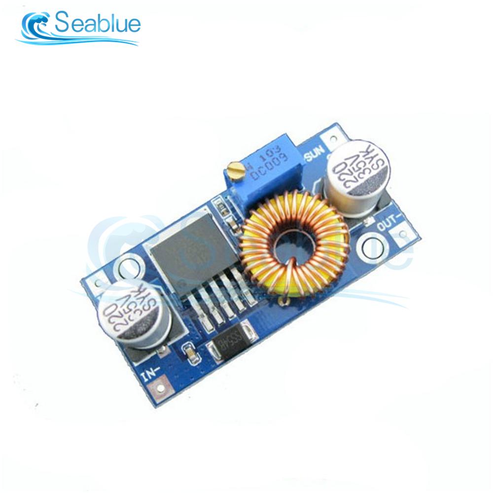 

5A XL4015 DC-DC 4-38V to 1.25-36V 24V 12V 9V 5V Step Down Регульований модуль живлення Літієвий зарядний пристрій LED з радіатором