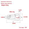 Galvanized Ring Eye Spring Hook Safety Buckle with Lifting Eye and Hook