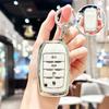 Silver Edge Tpu For Toyota Hilux Innova Camry Prado Crown Tlk 200 Yaris Land Cruiser 200 300 Fortuner Cross Car Key Case Cover
