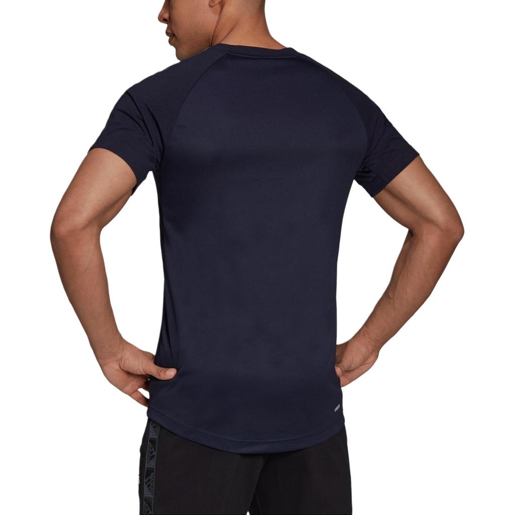 Adidas Aeroready Designed To Move Motion Logo T-Shirt Legend Ink/White Men Streetwear H28784