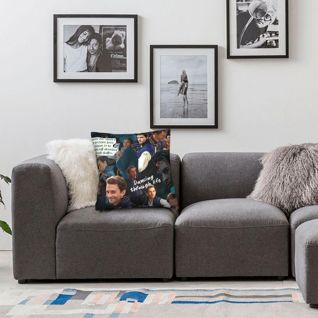 Jonathan Bailey Pillow Case Novelty Pillow Cover Print Pillowcases For Sofa Bedroom Home Decor