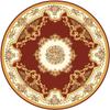 European Style Luxury Round Carpet Non-slip Flower Pattern Bed Room Computer Chair Mat Living Room Decoration Washable Rug