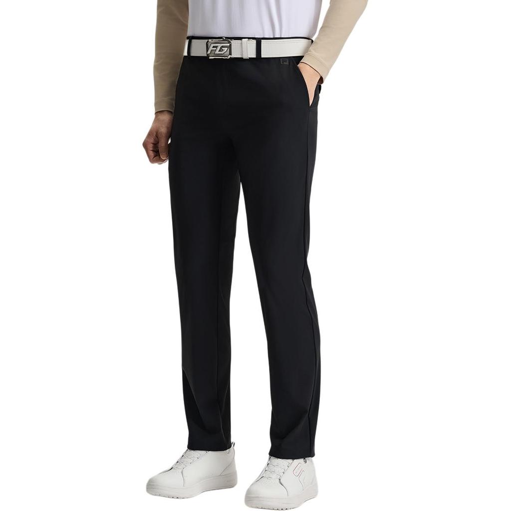 Fila Golf Series Simple Fashion Comfortable Versatile Casual Pants Men Bottoms Deep-Black A11M525601F-BK