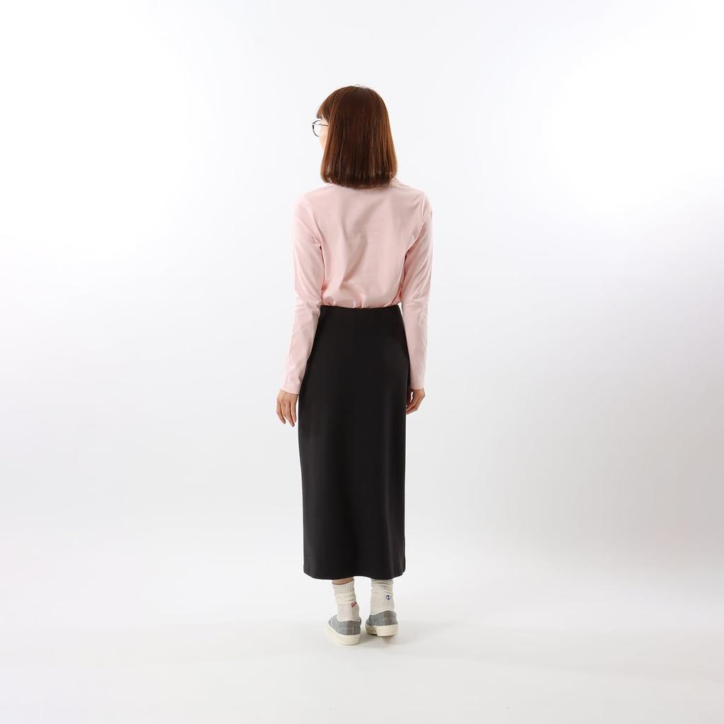 Champion Basic Long Skirt with Women's One-Point Logo, CW-K220Z-090-M