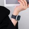 Magnetic Strap for Apple Watch Ultra 49mm 42mm 38mm 44mm 46mm 41mm Lychee Pattern Silicone Band for Iwatch S11 10 9 8 7 6 5 4