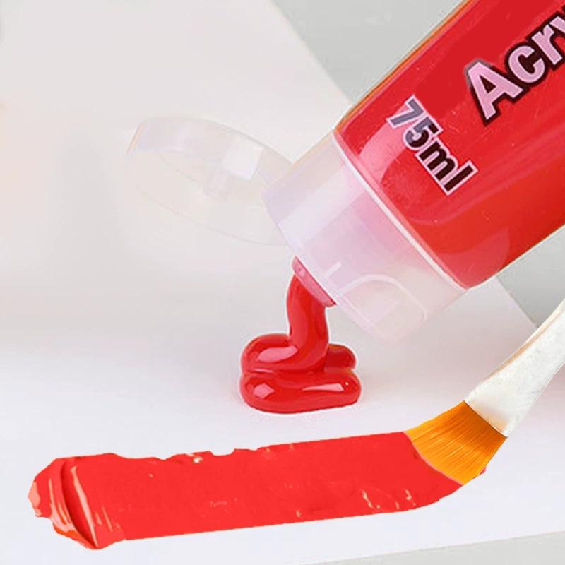 Acrylic Paint Set: 14 Colors in 75ml Tubes for DIY and Graffiti Art