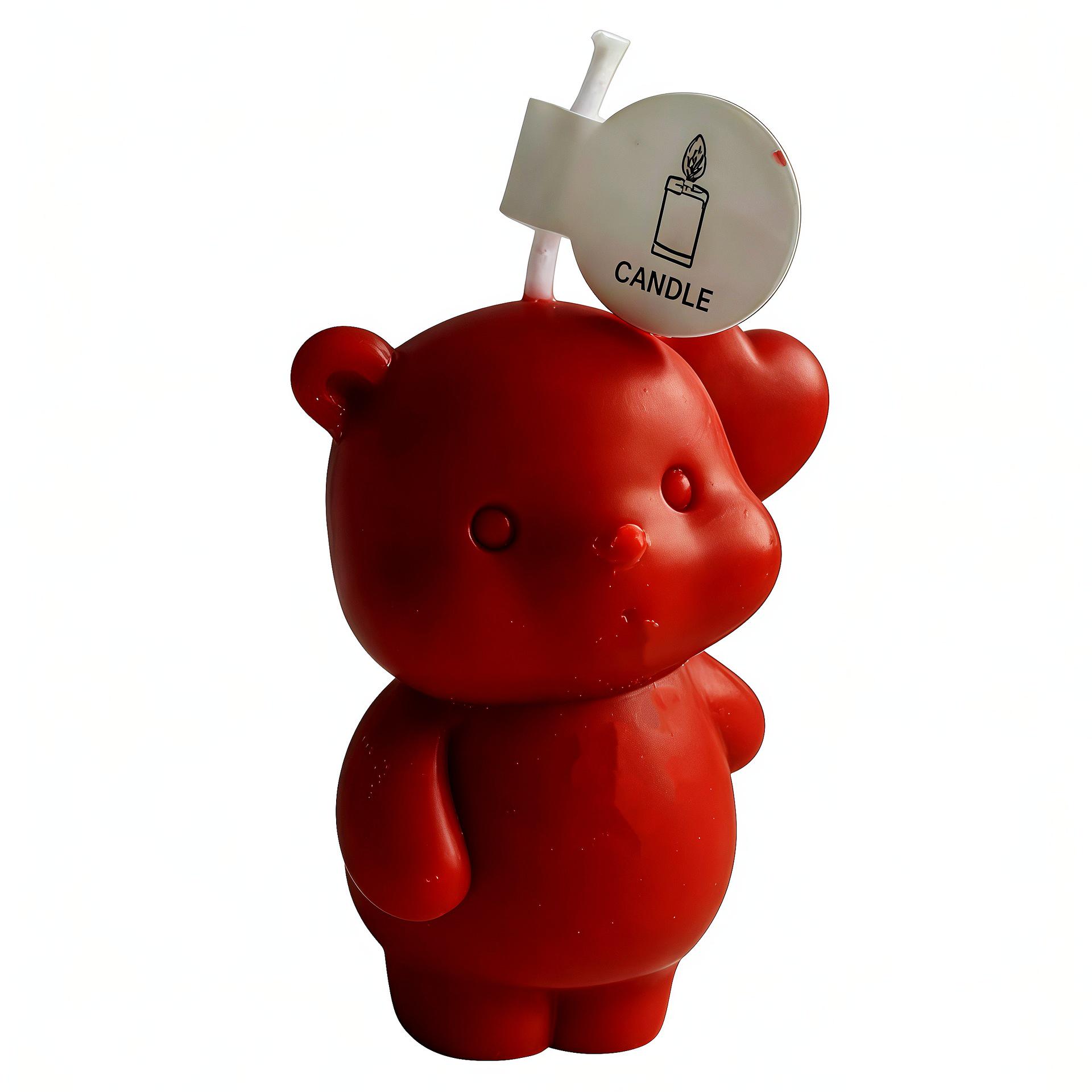 

Handmade Cute Little Bear Animal-Shaped Scented Candle Party Favor Gift