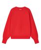 Antomas Voluminous Sleeve Crop Knit For Women - Pink
