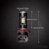 2pcs H10 9145 9140 9005 HB3 9006 HB4 21SMD LED Fog Light Bulbs Auto Car Driving Lamp 6000K Super White Driving Light
