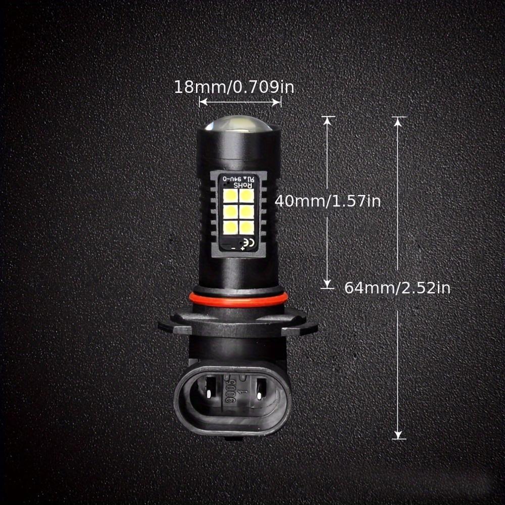 2pcs H10 9145 9140 9005 HB3 9006 HB4 21SMD LED Fog Light Bulbs Auto Car Driving Lamp 6000K Super White Driving Light
