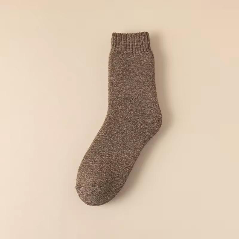 3 Pairs Boot Socks for Women Thermal Socks For Thick Winter Outdoors Warm Socks Soft Warm Classic Big Girl Cotton Socks