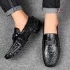 Fashion Luxury Brand Business Office Leather Shoes High-quality Flats Genuine Leather Loafers Men's Soft Comfort Anti Slip Driving Shoes
