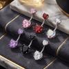Heart Belly Piercing Internal Thread Body Jewelry Sexy Navel Rings  Girl
