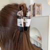 Personalized Funny Acrylic Hair Claw Cartoon Hairpin Coffee Cup Shaped Hair Clip Cute Headwear Shark Clip Hair Accessories