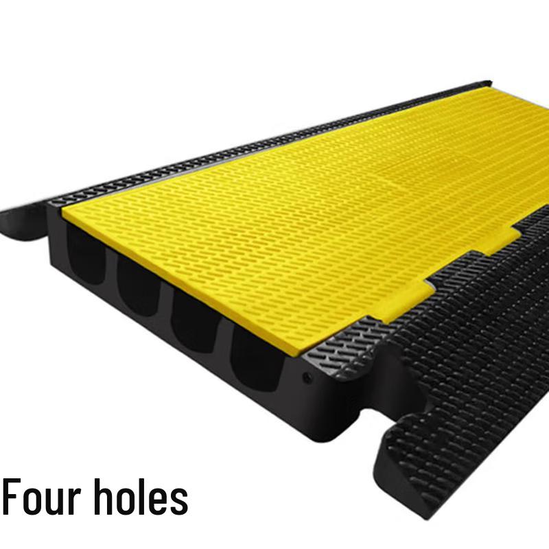 PVC 4-Channel Cable Protector Ramp