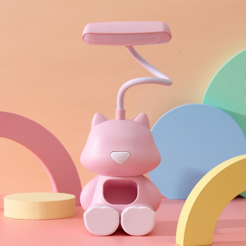 

Desktop Portable Cat Mobile Phone Stand Eye Protection Bedside Lamp Charging Usb