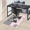 Anime Cartoon Design Chair Mat - Non-Slip Carpet for Office Chair, Home Decor, Living Room, Bedroom, Game Room & Dormitory (Seasonal Gift).E095