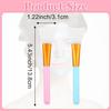 2PCS Silicone Mask Applicator Tool Face Mask Brush Soft Silicone Facial Mud Makeup Brushes Face Mask Beauty Tool Hairless Spatula Applicator Tools