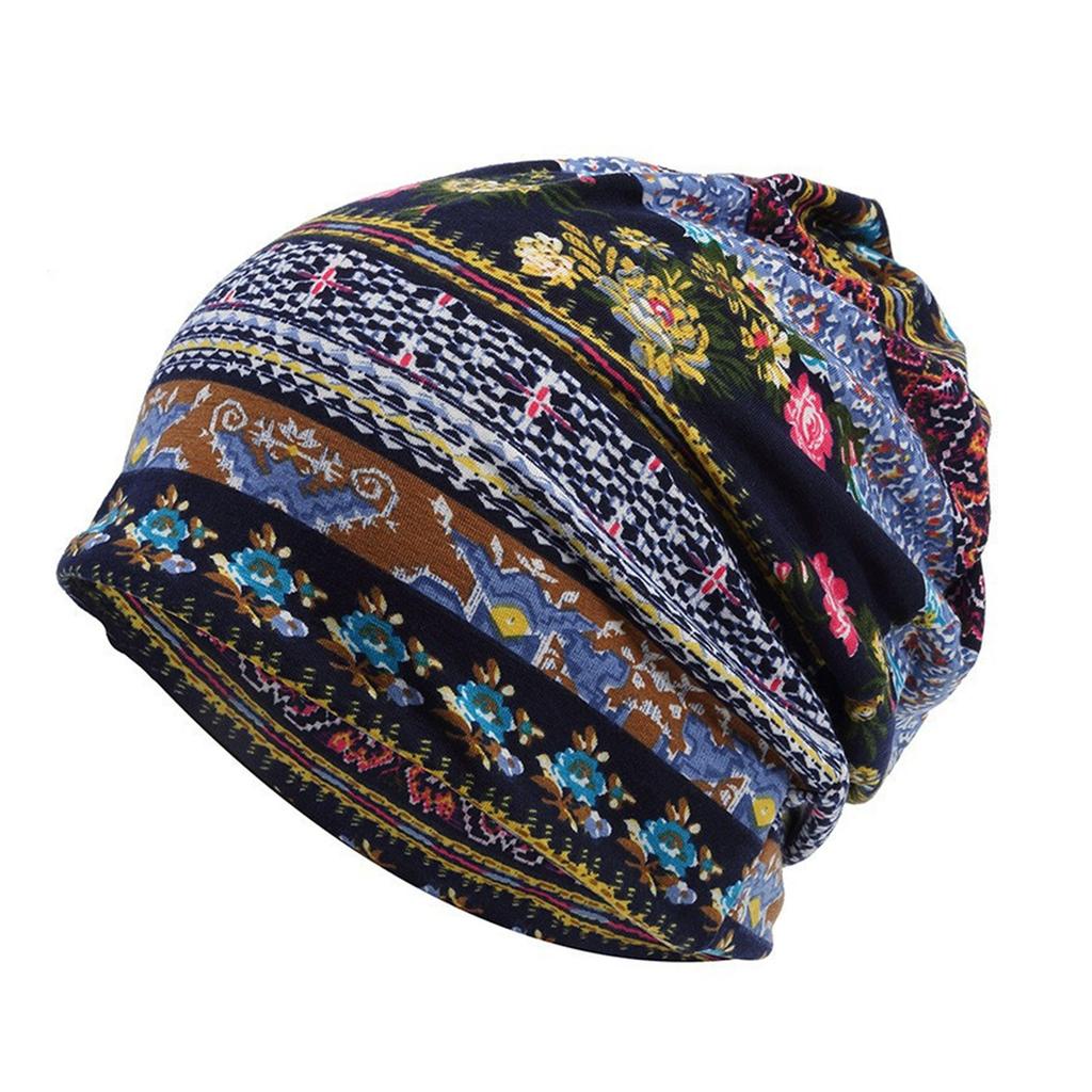 Women Breathable Headwrap Stylish Chemo Turban Hat with Digital Printing for Daily Wear and Various Occasion Outfit