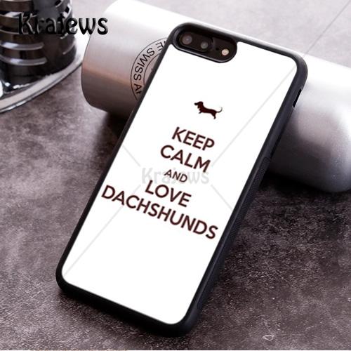 Krajews Dachshund Sausage Dog Soft Phone Case For iPhone 17 Air 16 16e 15 14 11 12 13 Pro MAX Plus Cover Shell Coque