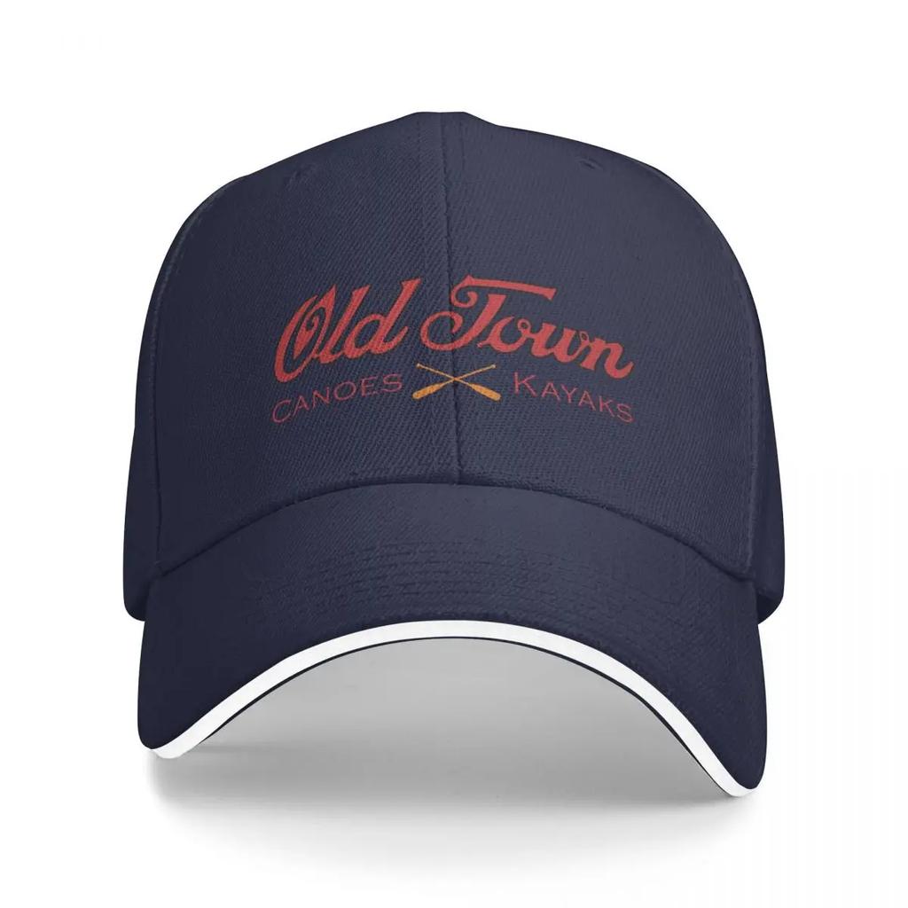 Old Town Canoe and Kayak Baseball Cap Golf Hat Man Black All Seasons Breathable Hat Women Beach Fashion Men
