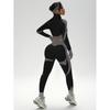 JYL Seamless Quick Dry Long Sleeve Pants Plus Size Yoga Set