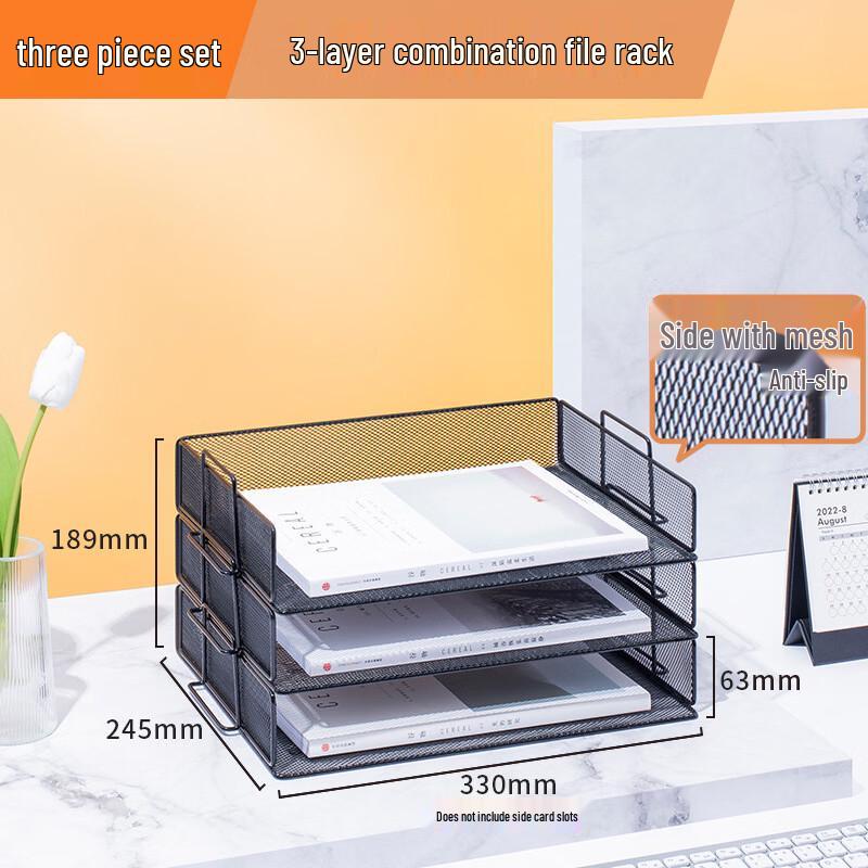 Handun 3-Tier Metal File Organizer
