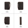 Stylish PU Leather Watch Band Storage Box Holds 12 Straps Flocking Interior Detachable Wrist Strap Designs Daily Use