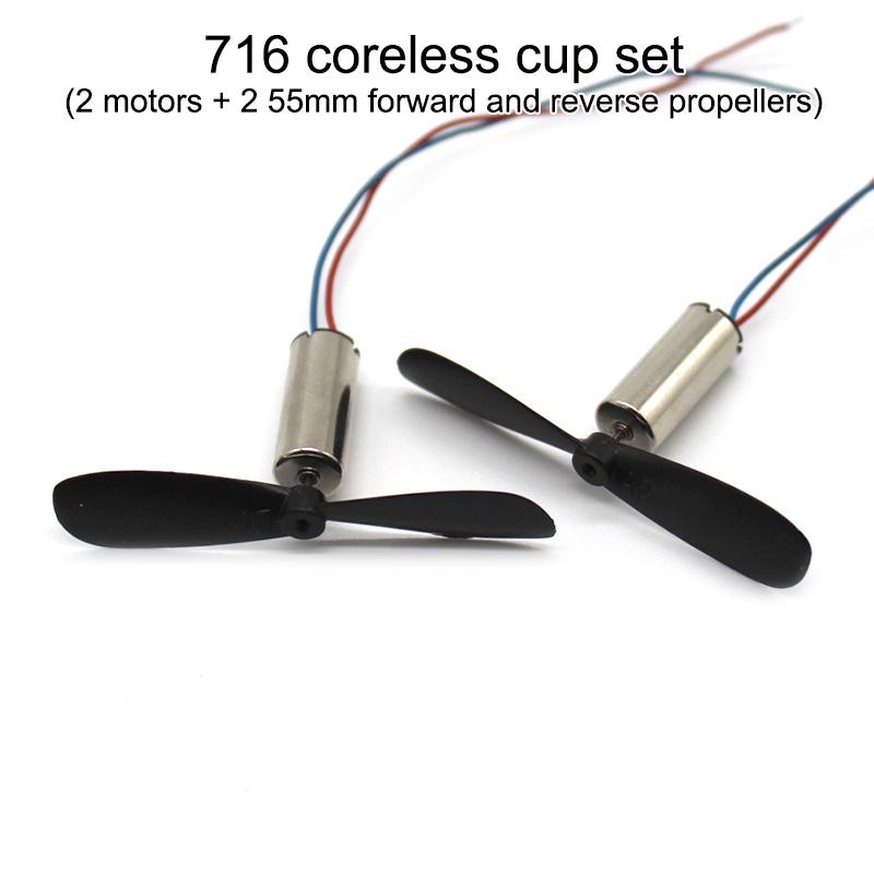 1 Set Diy Accessories Motor For Rc Hm 40000-50000Rpm 612 716 Accommodate Coreless Cup Dc3.7V Different Speeds