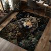 1Pc Flowers Animal Rug - Home carpet Office Decorative Carpet For Living Room Bedroom Door Mat Floor Rug Computer Chair Area Rug