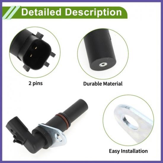 Crankshaft Position Sensor for Detroit Diesel Series 60 No.23527339 Black