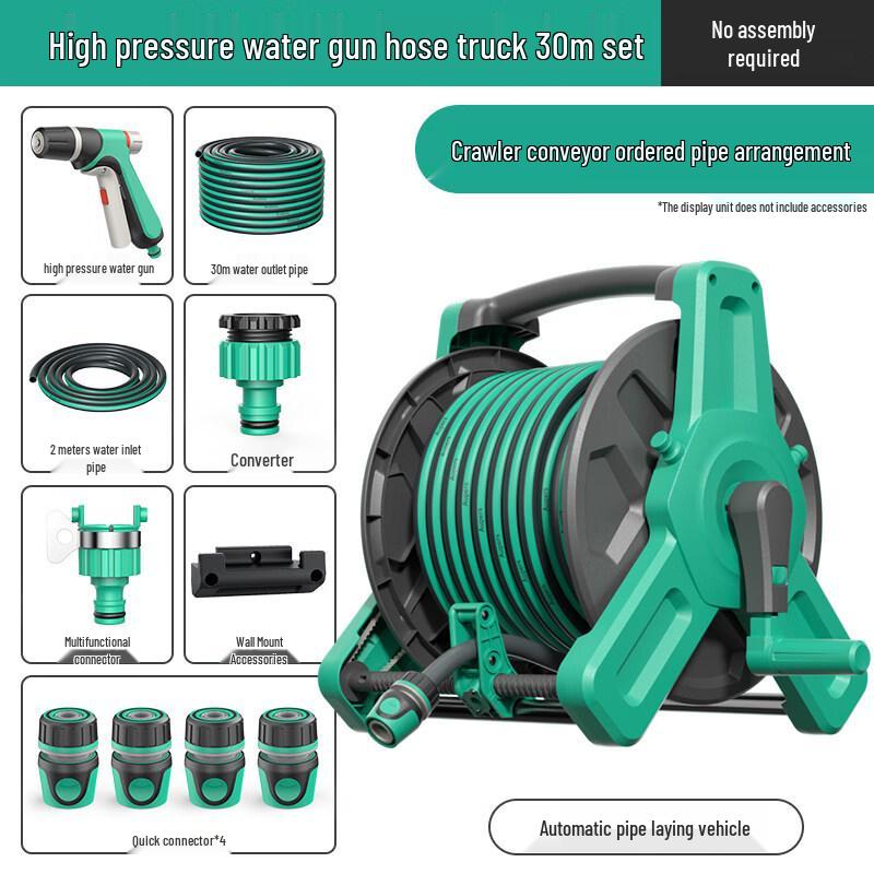 TLXT High-Pressure Car Wash Kit with 30m Hose