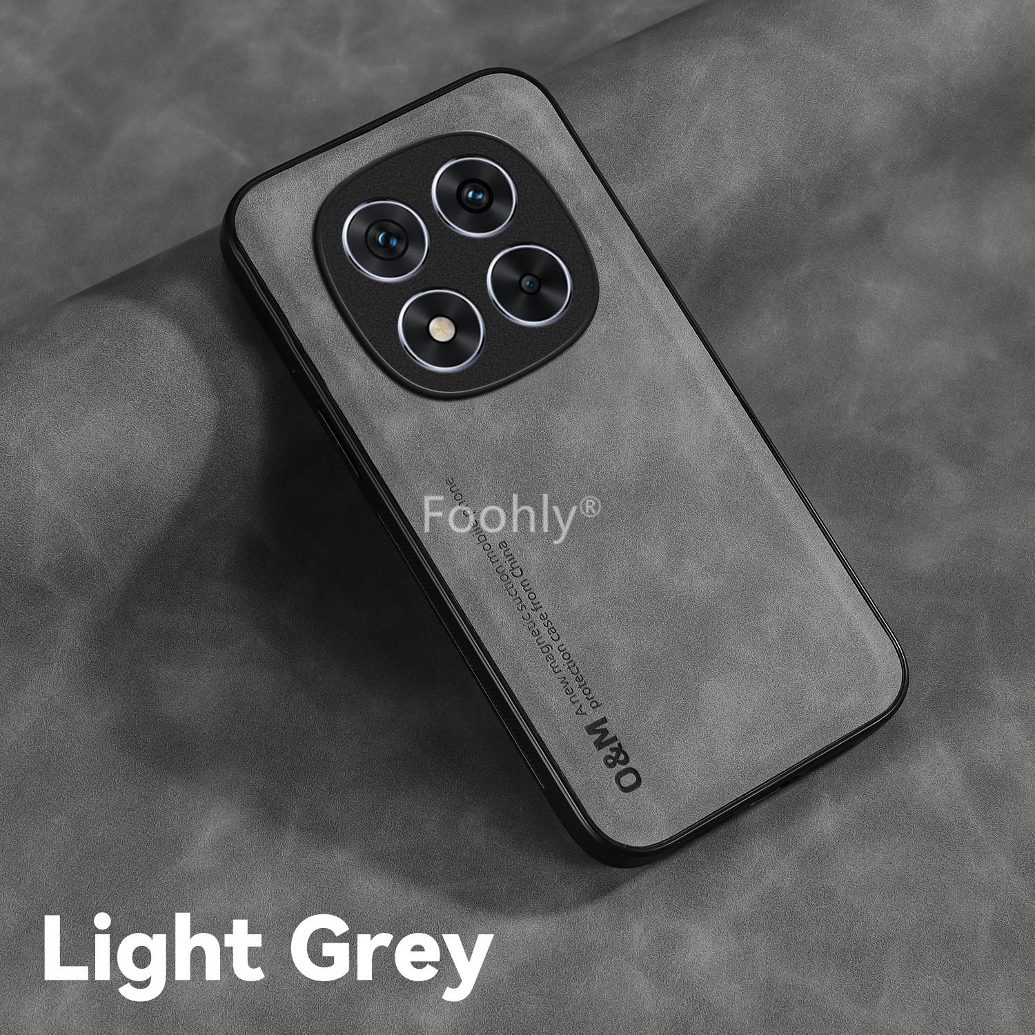 

Противоударный магнитный чехол с ощущением кожи для Xiaomi Redmi Note 14 Pro 5G 14 Pro+ Plus Защитная крышка Задняя панель Coque Funda Redmi Note 14 Pro 4G (Global) светло-серый