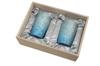 HORIE Made in Niigata Prefecture Titanium Double Tumbler Kiln Light 270cc Gradient Blue Set of 2 T09KM270GBSET Tsubame,