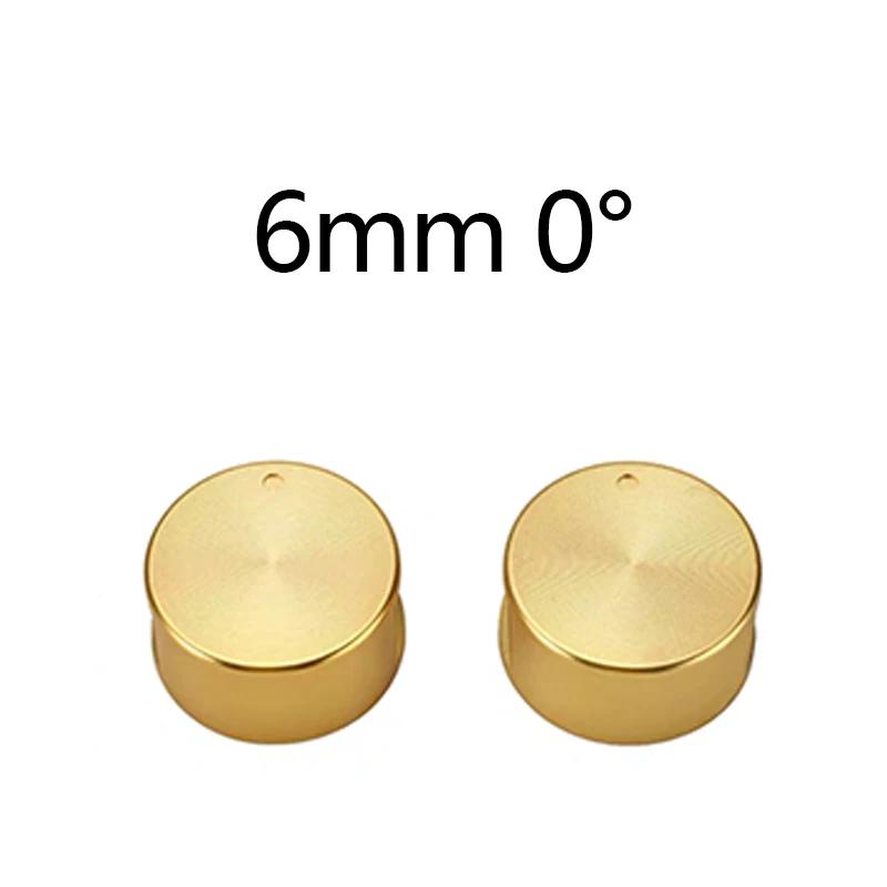 2 pezzi 6mm 8mm Oro Manopole per Fornelli a Gas da Cucina Accessori Metallo Multifunzione Manopole Interruttori per Forno Pentola da Cucina
