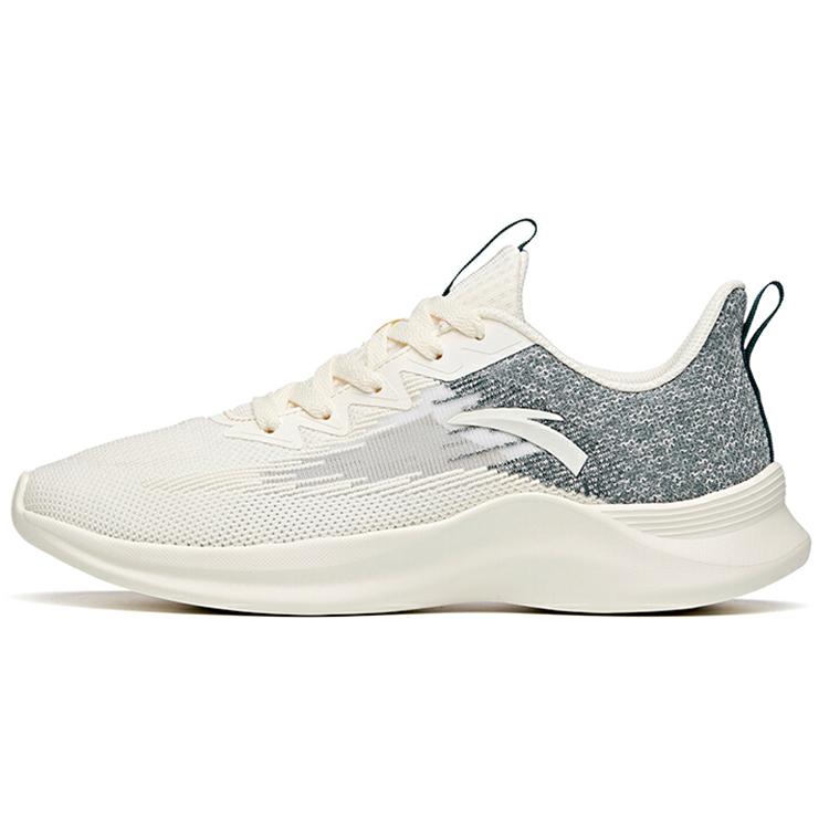 

new Anta Running Collection Cushioning Anti Slip And Wear Resistant Low Top Running Shoes White Green 39