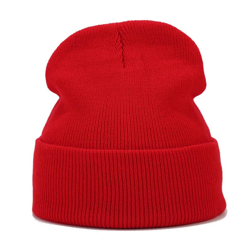 Strickmützen, Damenhüte, Einfarbige Hüte, Herbst- und Winterhüte, Glatt gestrickte Mützen, Bommelmützen, Herrenhüte, Outdoor-Hüte, Kalte Hüte, Warme Hüte