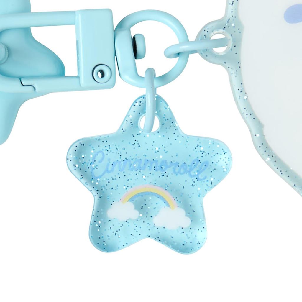 Sanrio Cinnamoroll Keyring Hanger with Mascot Keychain Strap (424366)
