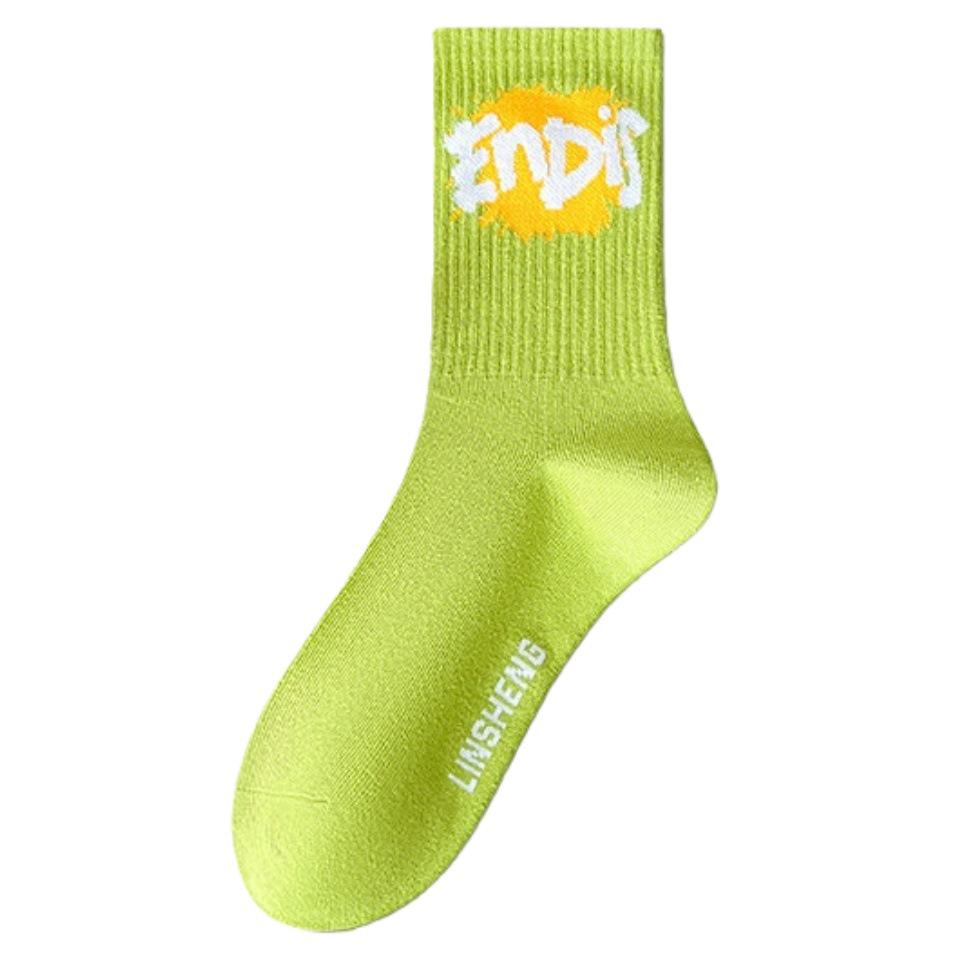 Men's Odor-Resistant Cotton Sports Socks for Teens and Boys - Long Basketball Socks for Autumn/Winter