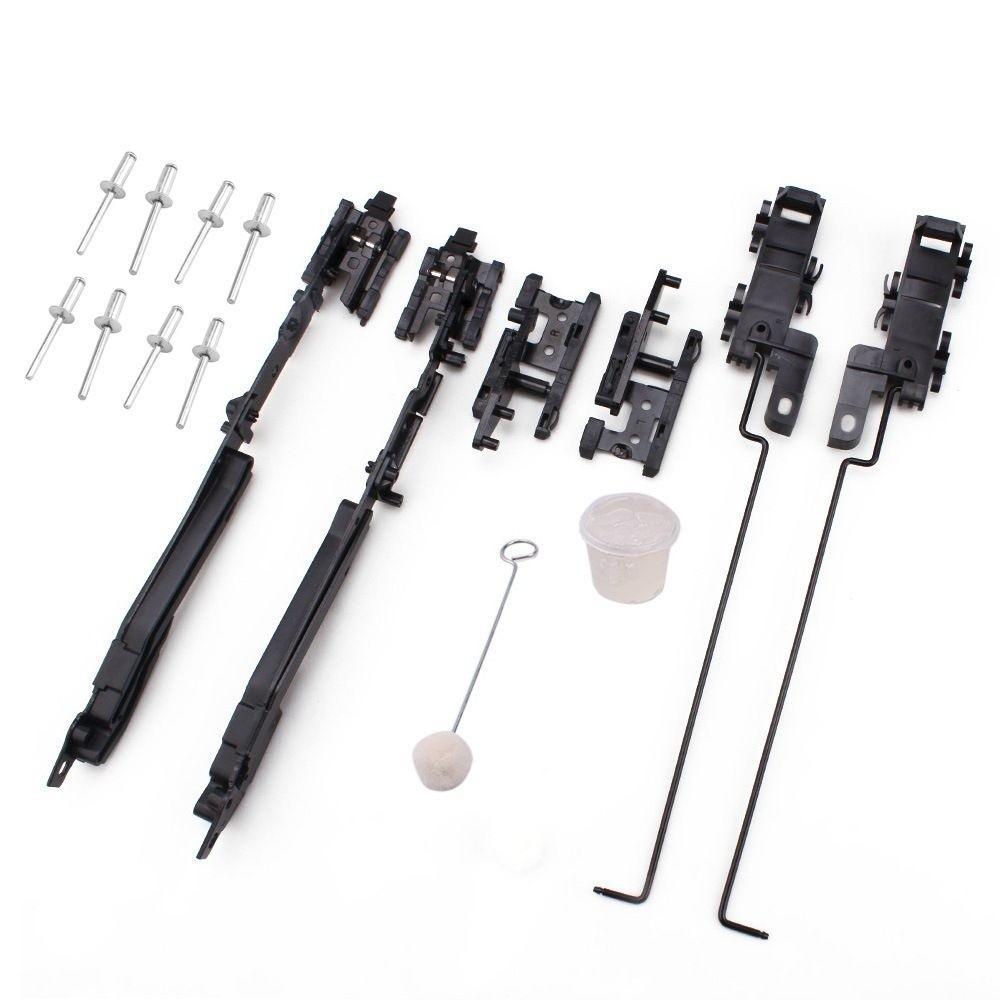 Black Sunroof Track Repair Kit for Ford F150 2000 to 2014 / F250 / F350 / F450 / Expedition