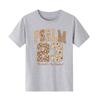 Fashionable Retro PSALM Printed Pattern Tshirt Short Sleeved Round Neck Casual Versatile Womens Tshirt