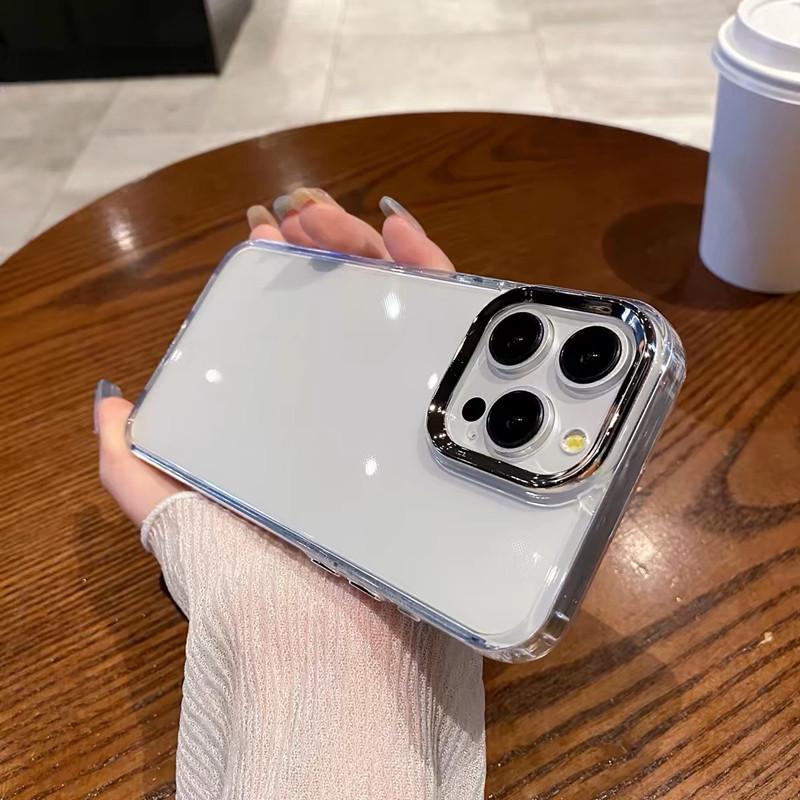 Custodia per telefono Vivo S20: Montatura per Lenti Elettroplaccata X200, S19pro Trasparente, IQOO Z9 Turbo Edizione Morbida