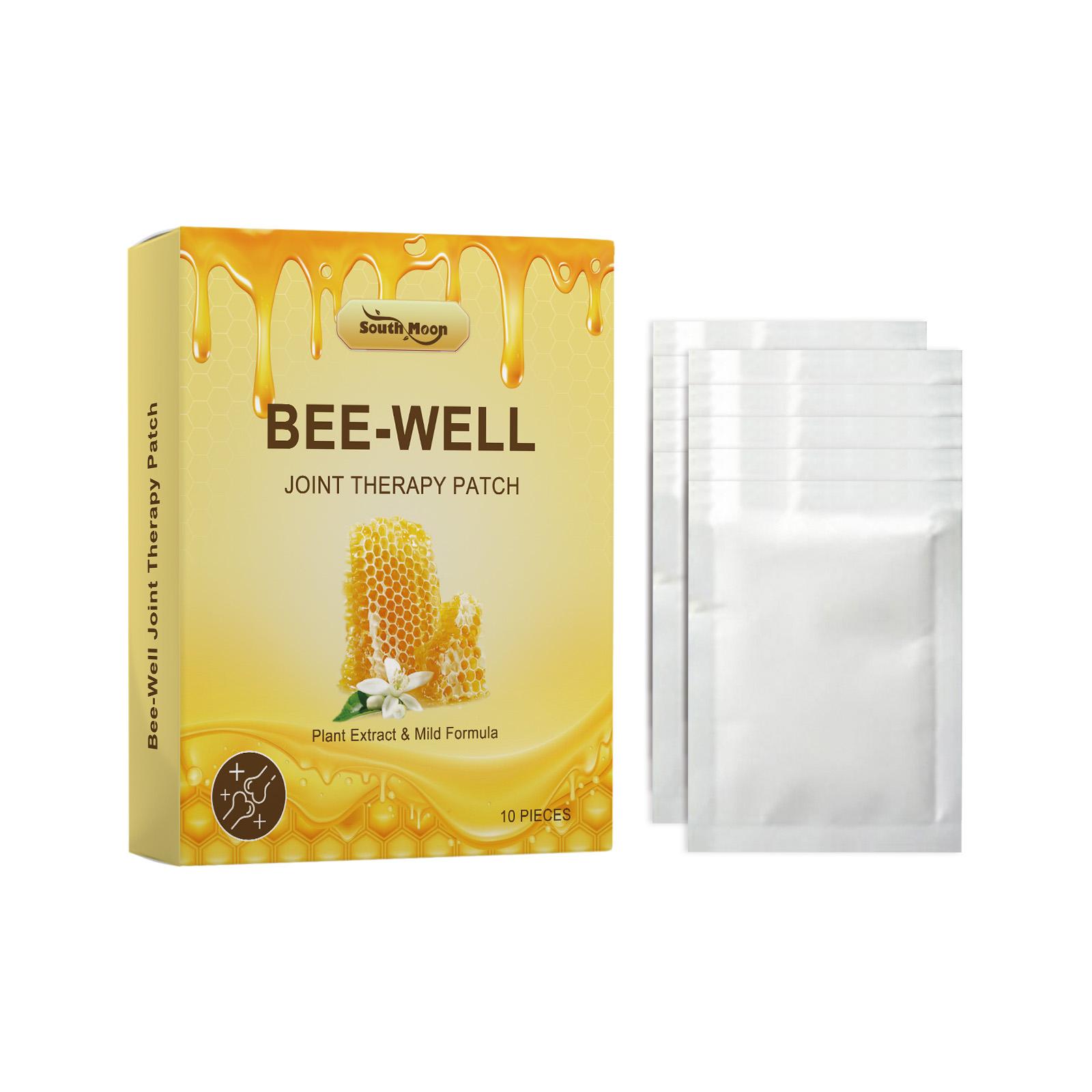 

South Moon Пластырь для суставов и стоп с пчелиным ядом, облегчающий боль в запястье, колене и теле, комфорт, ежедневный пластырь для ухода за ногами