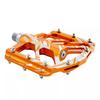 Wellgo B252 Flat Pedals Low Profile Design, Orange,WE3098