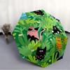 1pc Cat Jungle Fashionable Automatic Opening/Closing Folding Umbrella with 8 Bones, Windproof Portable, Daily Use069