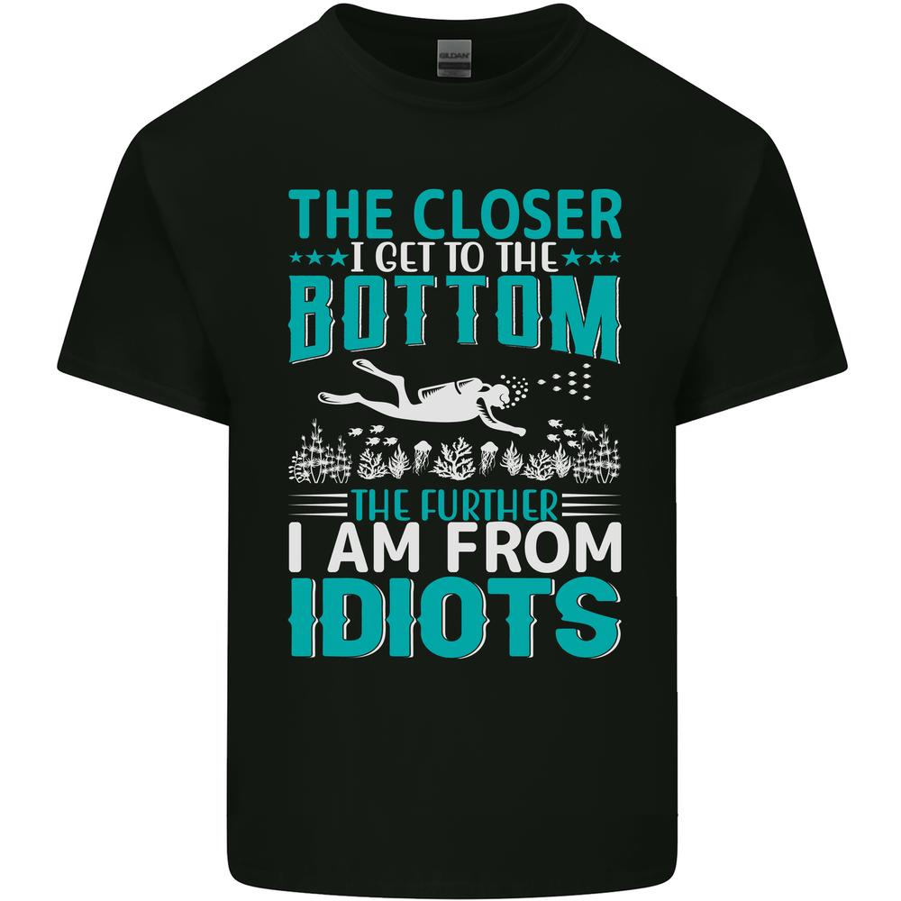 26 Idiots Funny Scuba Diving Diver Dive Mens Cotton T-Shirt Tee Top Unisex T-Shirt XXXXL