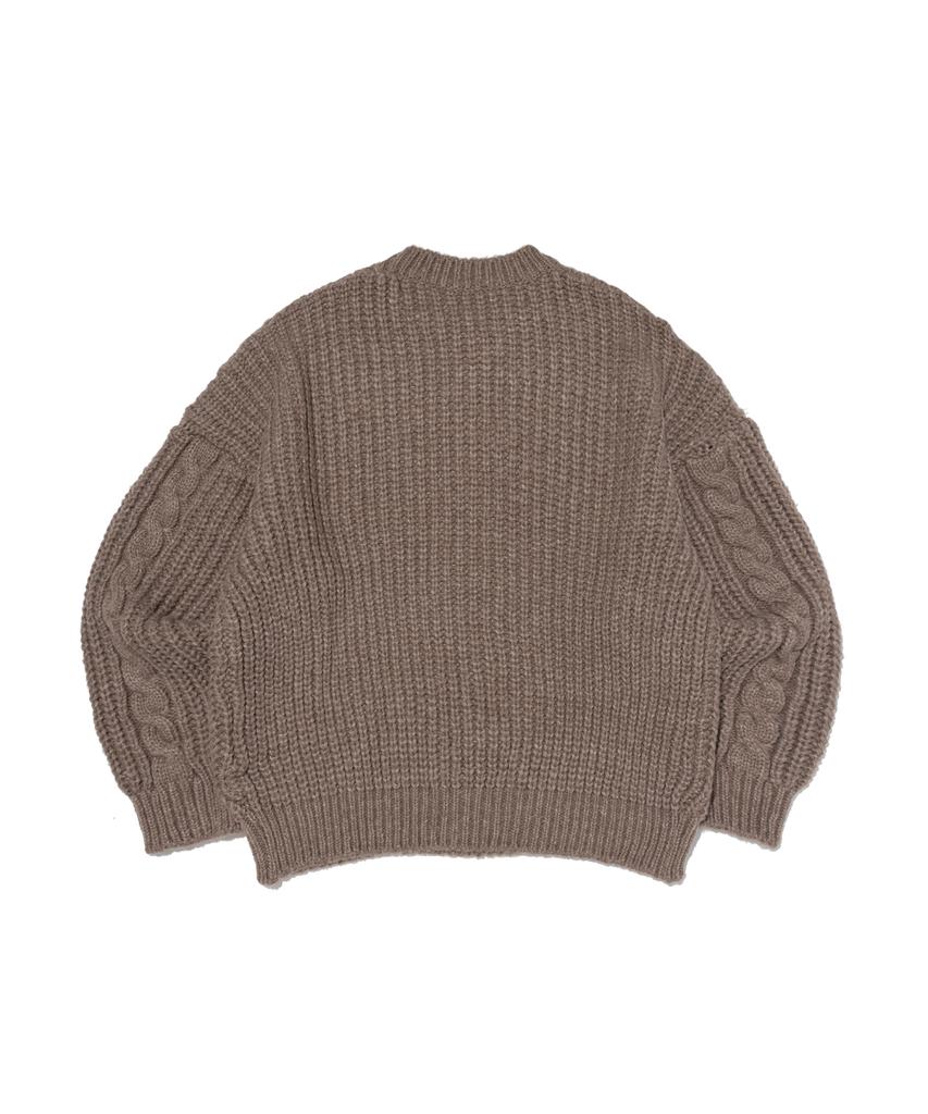 OTHERFITS Cable Pullover Knit (Beige)