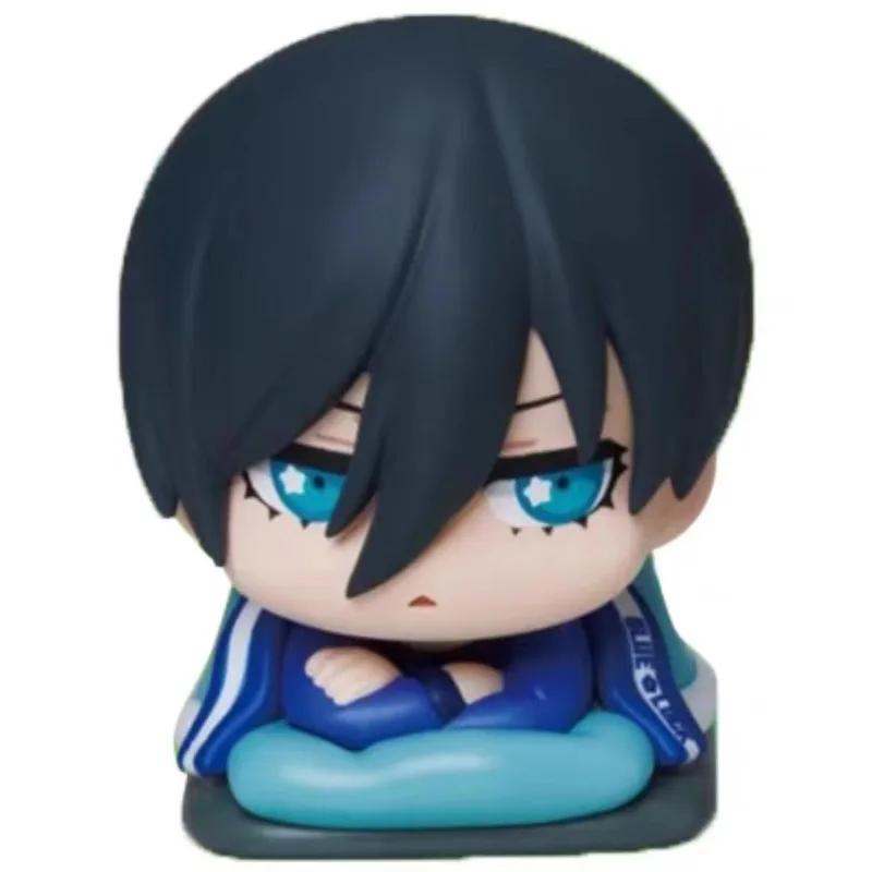 BLUE LOCK Sleeping Series Gashapon Toys Nagi Seishiro Mikage Reo Anime Q Version Figure Model Ornaments Toys